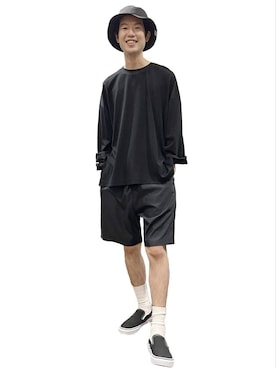 「FRUIT OF THE LOOM（フルーツオブザルーム）のアイテム（レッグウェア）」を使った、men'sFUDGEofficialさん（メンズ・173cm）の夏コーディネート