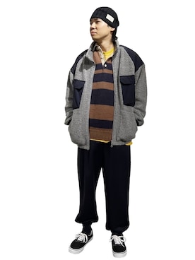 「nanamica（ナナミカ）のアイテム（ジャケット/アウター）」を使った、men'sFUDGEofficialさん（メンズ・173cm）の秋コーディネート