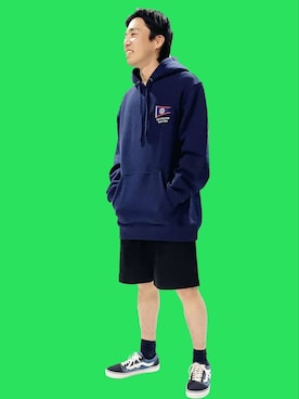 「LENO（リノ）のアイテム」を使った、men'sFUDGEofficialさん（メンズ・173cm）の春コーディネート