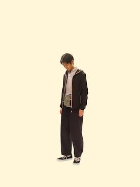 「HUNTER（ハンター）のアイテム（ジャケット/アウター）」を使った、men'sFUDGEofficialさん（メンズ・173cm）の春コーディネート