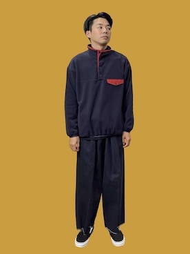 「weac.（ウィークス）のアイテム（ジャケット/アウター）」を使った、men'sFUDGEofficialさん（メンズ・173cm）の秋コーディネート