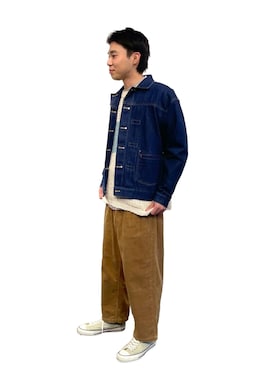 「SETTO（セット）のアイテム（パンツ）」を使った、men'sFUDGEofficialさん（メンズ・173cm）の春コーディネート