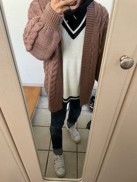 「SUGGESTION（サジェッション）のアイテム」を使った、プティ♔さん（メンズ・165cm）の秋コーディネート
