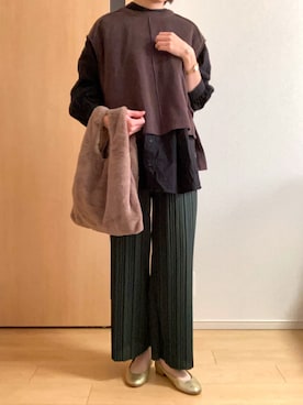 「UNTITLED（アンタイトル）のアイテム（パンプス）」を使った、sakuさん（レディース・162cm）の秋コーディネート
