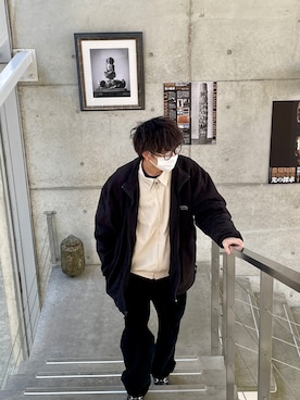 「CHAPS（チャップス）のアイテム（ジャケット/アウター）」を使った、ikehika0902さん（メンズ・173cm）の春コーディネート