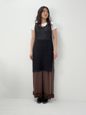 「LAATO（ラート）のアイテム」を使った、まこさん（レディース・158cm）の夏コーディネート