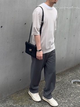 「THE ROW（ザロウ）のアイテム」を使った、syun.kurashiさん（メンズ・175cm）の夏コーディネート