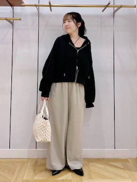 「アイテム（パンツ）」を使った、mikuさん（レディース・163cm・20代）の秋コーディネート