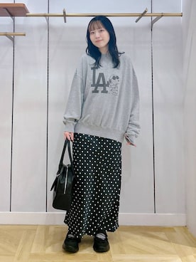 「アイテム（スウェット）」を使った、mikuさん（レディース・163cm・20代）の夏コーディネート