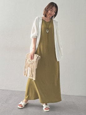 「nissen（ニッセン）のアイテム」を使った、tallmodel(読者モデル) さん（レディース・170cm）の夏コーディネート