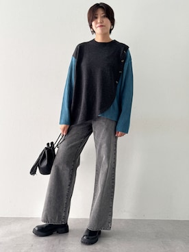 tallmodel(読者モデル) さん（レディース・177cm）の冬コーディネート