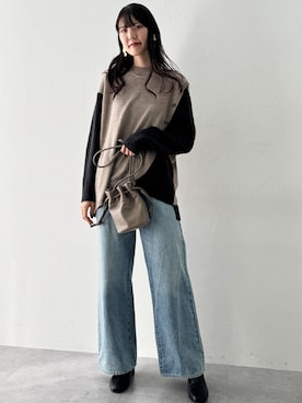 tallmodel(読者モデル) さん（レディース・173cm）の冬コーディネート