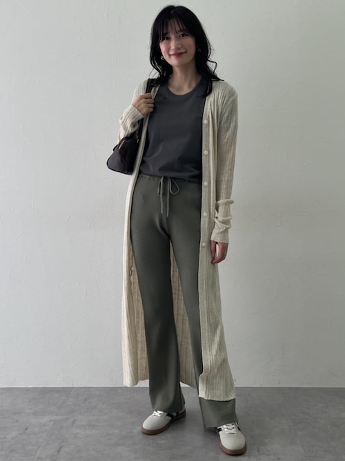 セール】高身長 ニットフレアパンツ（セットアップ対応