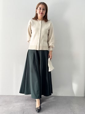 「アイテム（スカート）」を使った、tallmodel(読者モデル) さん（レディース・176cm）の冬コーディネート