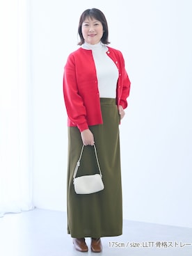 「nissen（ニッセン）のアイテム」を使った、tallmodel(読者モデル) さん（レディース・175cm）の秋コーディネート