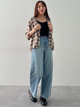 tallmodel(読者モデル) さん（レディース・173cm）の夏コーディネート
