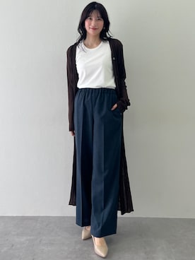 「アイテム（キャミソール）」を使った、tallmodel(読者モデル) さん（レディース・174cm）の夏コーディネート