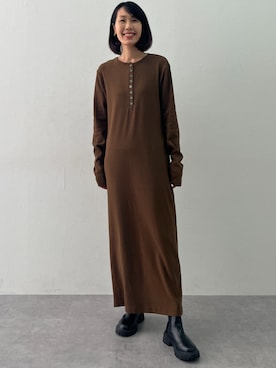 「アイテム（ワンピース/ドレス）」を使った、tallmodel(読者モデル) さん（レディース・170cm）の夏コーディネート