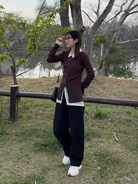 「hellam（へラム）のアイテム」を使った、Chiiさん（レディース・155cm）の春コーディネート
