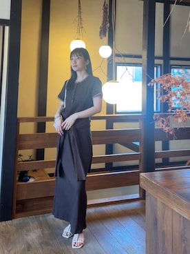 「RANAN（ラナン）のアイテム」を使った、Chiiさん（レディース・155cm）の夏コーディネート