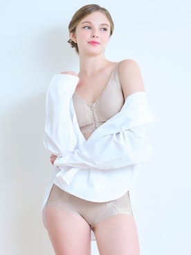 「アイテム（アンダーウェア）」を使った、ブラデリスニューヨーク / NuBraさん（レディース・163cm）の秋コーディネート