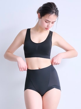 「アイテム（アンダーウェア）」を使った、ブラデリスニューヨーク / NuBraさん（レディース・163cm）の春コーディネート