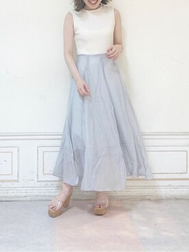 「アイテム（サンダル、その他）」を使った、neneさん（レディース・150cm）の夏コーディネート