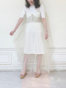 「アイテム（サンダル、その他）」を使った、neneさん（レディース・150cm）の夏コーディネート