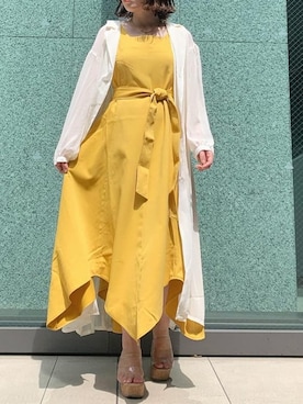 「アイテム（サンダル、その他）」を使った、neneさん（レディース・150cm）の春コーディネート