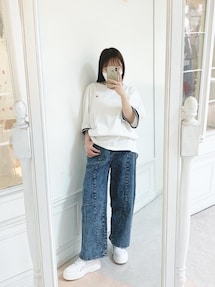 新品ダズリン♡POLO BCS コラボ　バイカラービッグTシャツ ダズリン dazzlin 【POLO BCS コラボ】バイカラービッグTシャツ