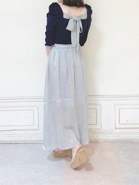 「アイテム（サンダル、その他）」を使った、neneさん（レディース・150cm）の夏コーディネート