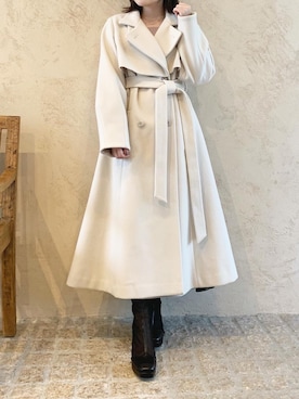 「ダズリン」｜「アイテム（その他アウター）」を使った、neneさん（レディース・150cm）の秋コーディネート
