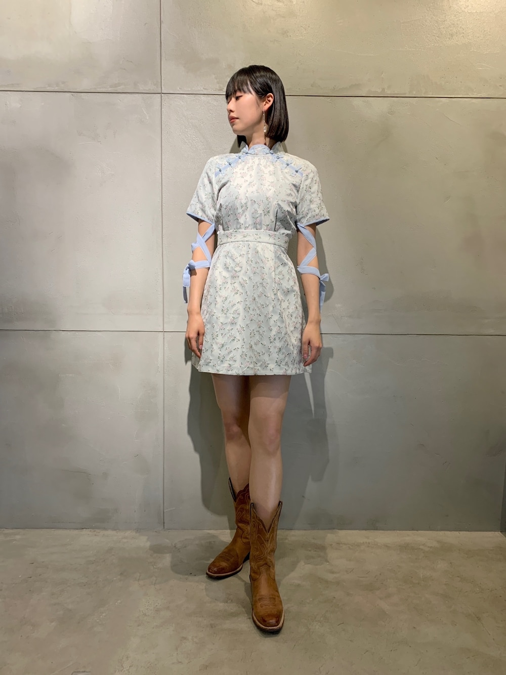 PAMEO POSE（パメオポーズ）の「Mandarin Mini Dress（ワンピース