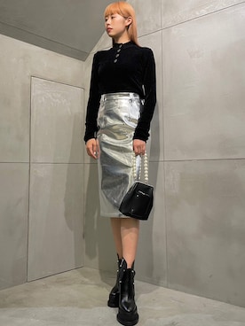 KAWASAKIさん（レディース・171cm）の冬コーディネート