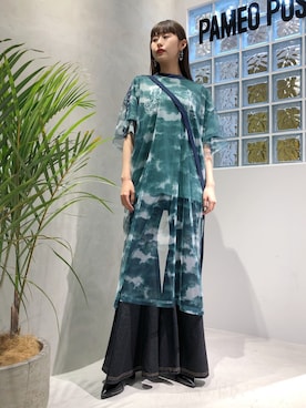 「アイテム（ワンピース、その他）」を使った、KAWASAKIさん（レディース・171cm）の春コーディネート