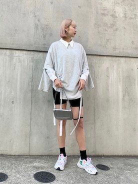 「TRAPEZE（トラピーズ）のアイテム」を使った、KAWASAKIさん（レディース・171cm）の冬コーディネート