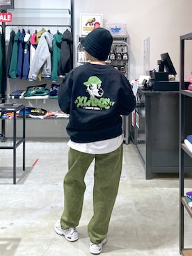 沼田亜樹さん（レディース・156cm）の春コーディネート