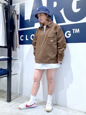 沼田亜樹さん（レディース・156cm）の夏コーディネート