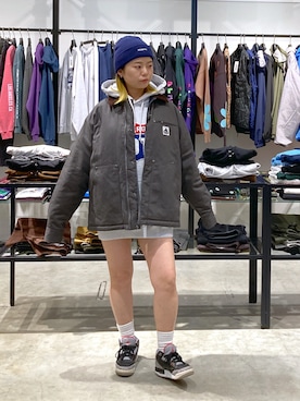 沼田亜樹さん(レディース・156cm)の秋コーディネート