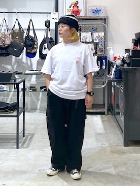 沼田亜樹さん（レディース・156cm）の夏コーディネート