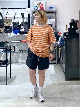 沼田亜樹さん(レディース・156cm)の夏コーディネート