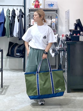 沼田亜樹さん（レディース・156cm）の春コーディネート