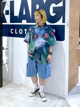 沼田亜樹さん(レディース・156cm)の夏コーディネート