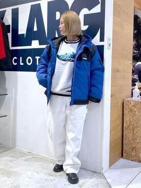 沼田亜樹さん（レディース・156cm）の冬コーディネート