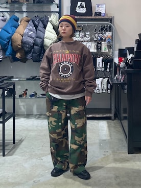 「S/S」｜沼田亜樹さん（レディース・156cm）の冬コーディネート