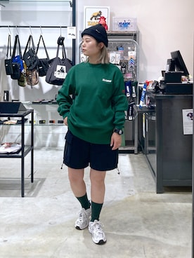 沼田亜樹さん（レディース・156cm）の夏コーディネート