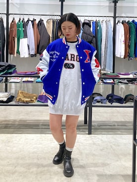 沼田亜樹さん(レディース・156cm)の冬コーディネート