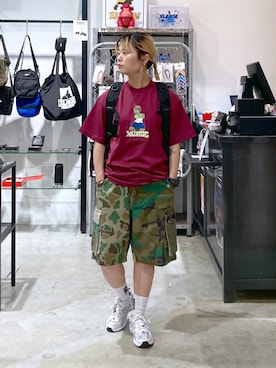 沼田亜樹さん(レディース・156cm)の夏コーディネート