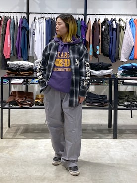 沼田亜樹さん(レディース・156cm)の秋コーディネート