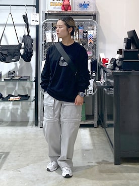 沼田亜樹さん(レディース・156cm)の秋コーディネート